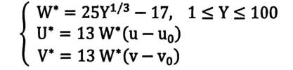 W、U、V计算公式0615